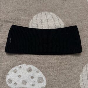 Black Ribbed Headband Lululemon